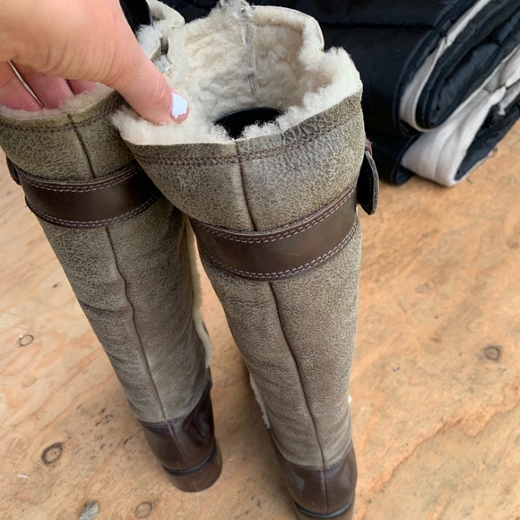 Ecco Wool Lined Boots - Picture 4 of 6